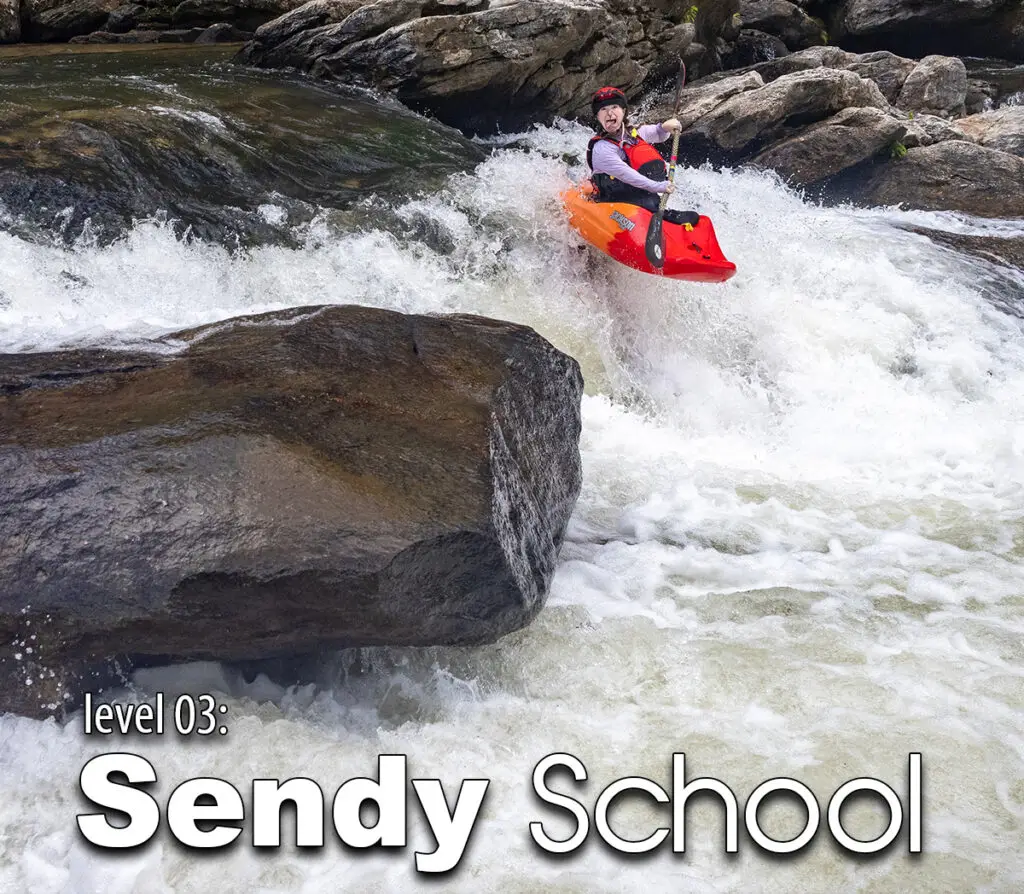 Advanced Whitewater Private Instruction Lesson - Sendy School