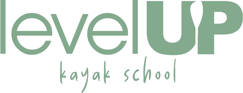 level up kayak school logo